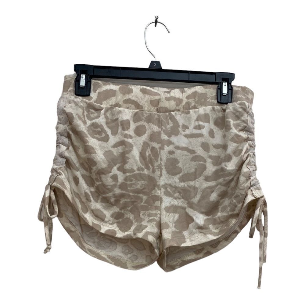 NWT Maronie Leopard Print Ruched Shorts Women's Medium